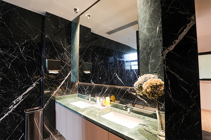 大理石のウォッシュベイシン